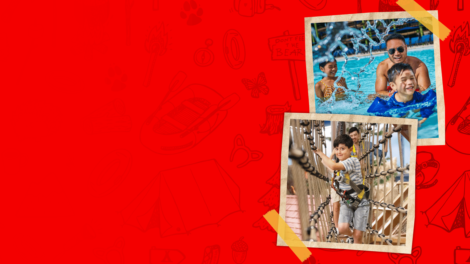 Summer Camp In illustration