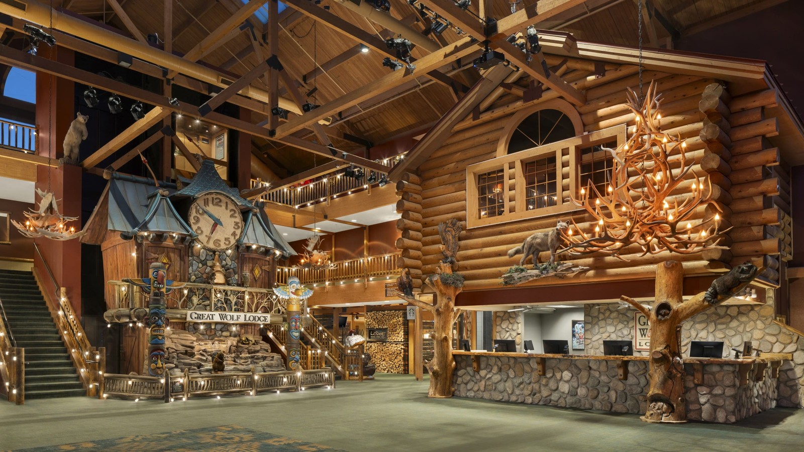 Lobby of the Great Clock Tower show