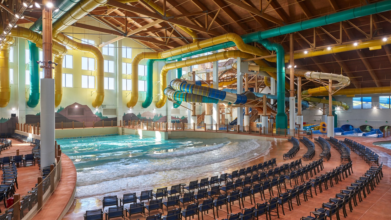 Aerial View of the CT Water park