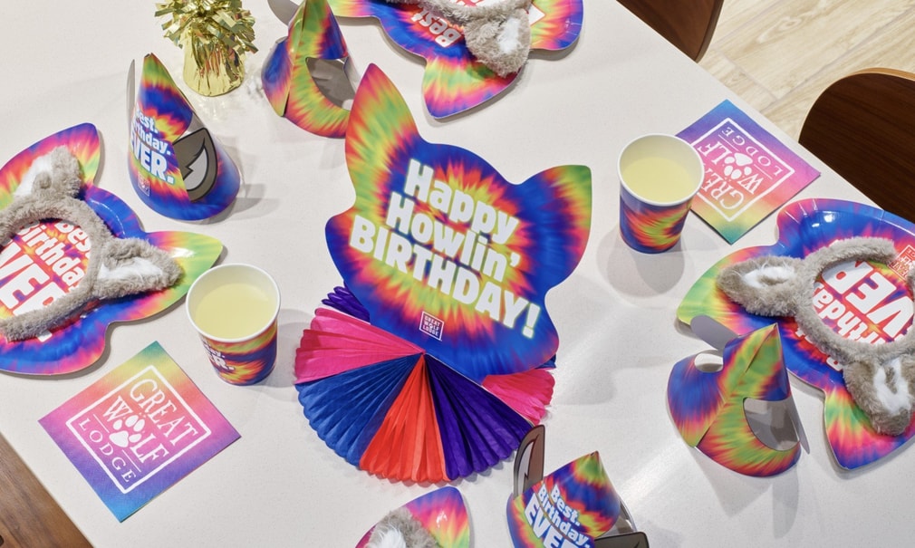 birthday party set up