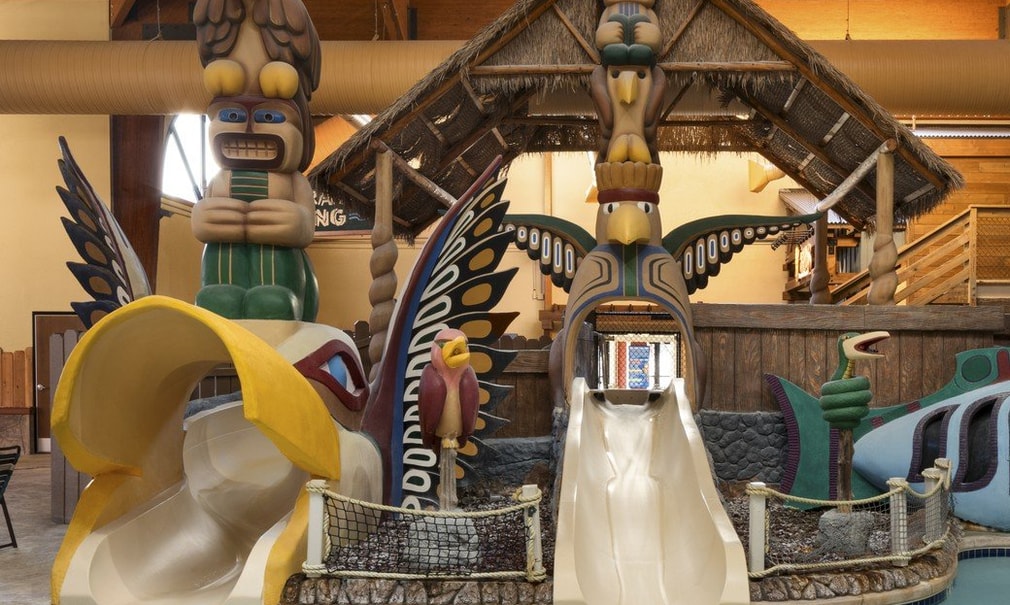 Whooping hollow waterslide at Great Wolf Lodge Wisconsin Dells