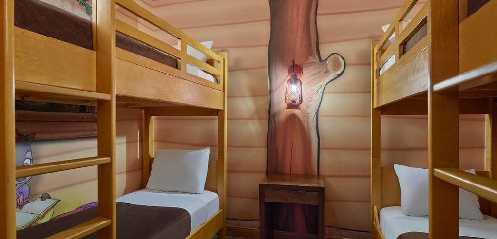The cabin entrance in the Queen Cabin Suite