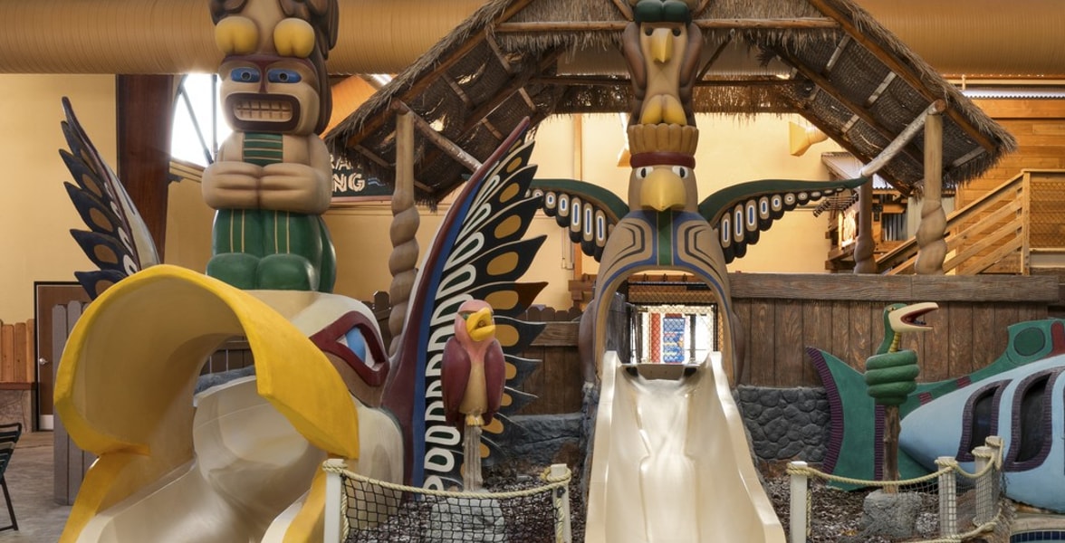 Whooping hollow waterslide at Great Wolf Lodge Wisconsin Dells