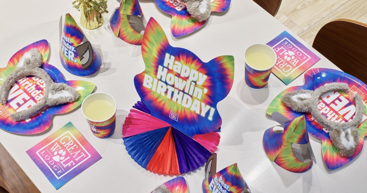birthday party set up