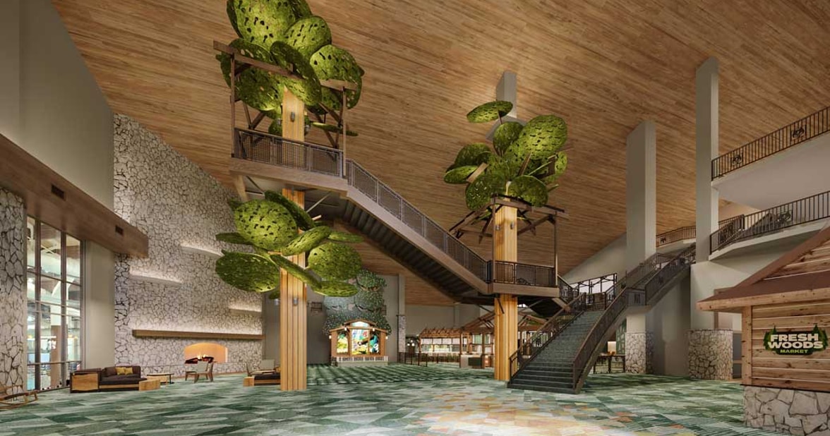 entrance lobby at resort in grapevine
