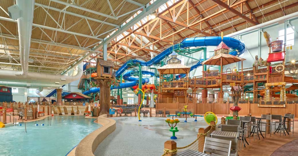 indoor waterpark in poconos mountains