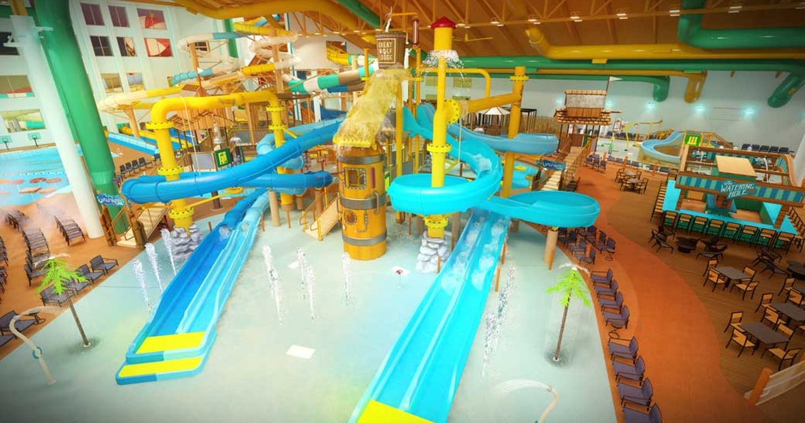 webster waterpark slides