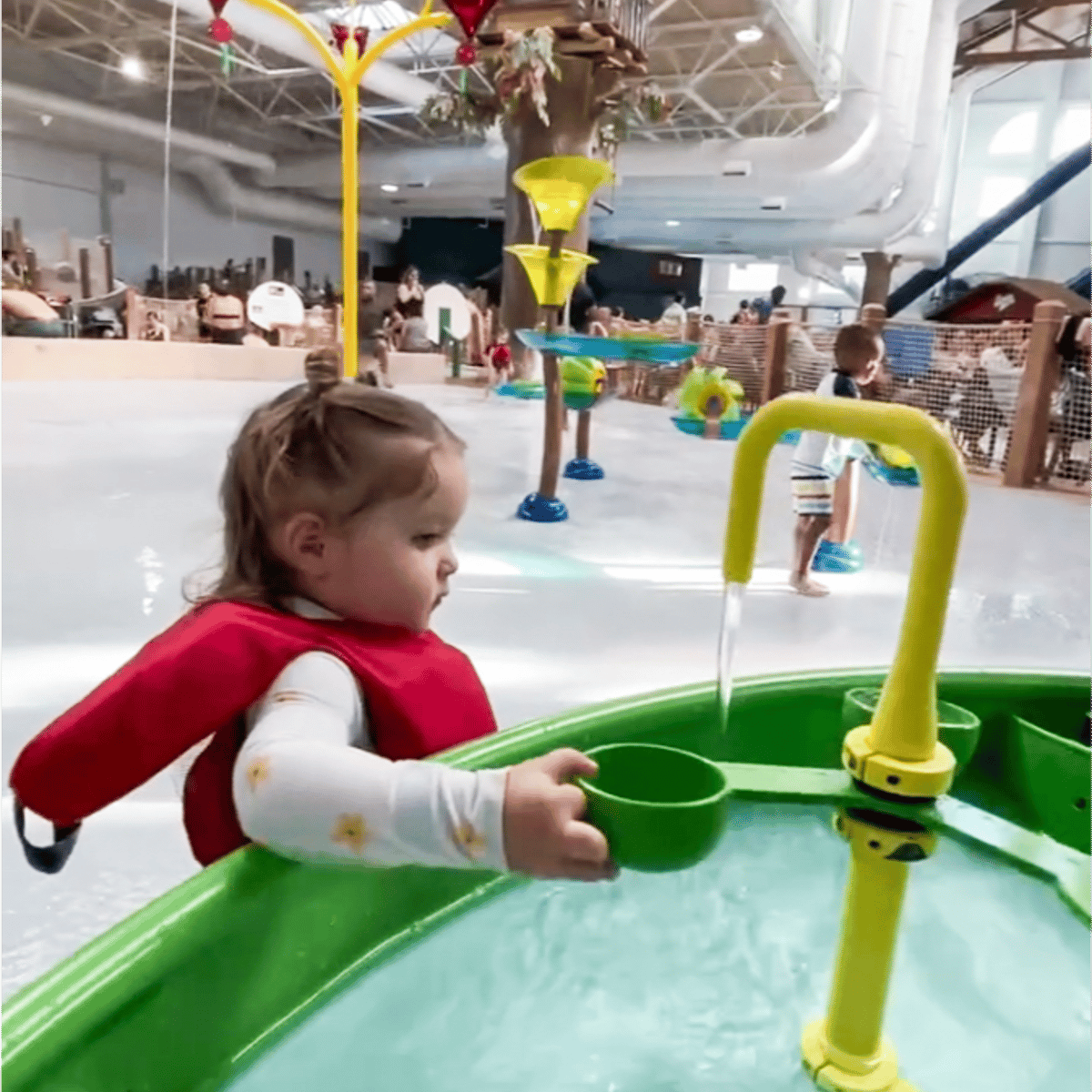 family during summer camp in events