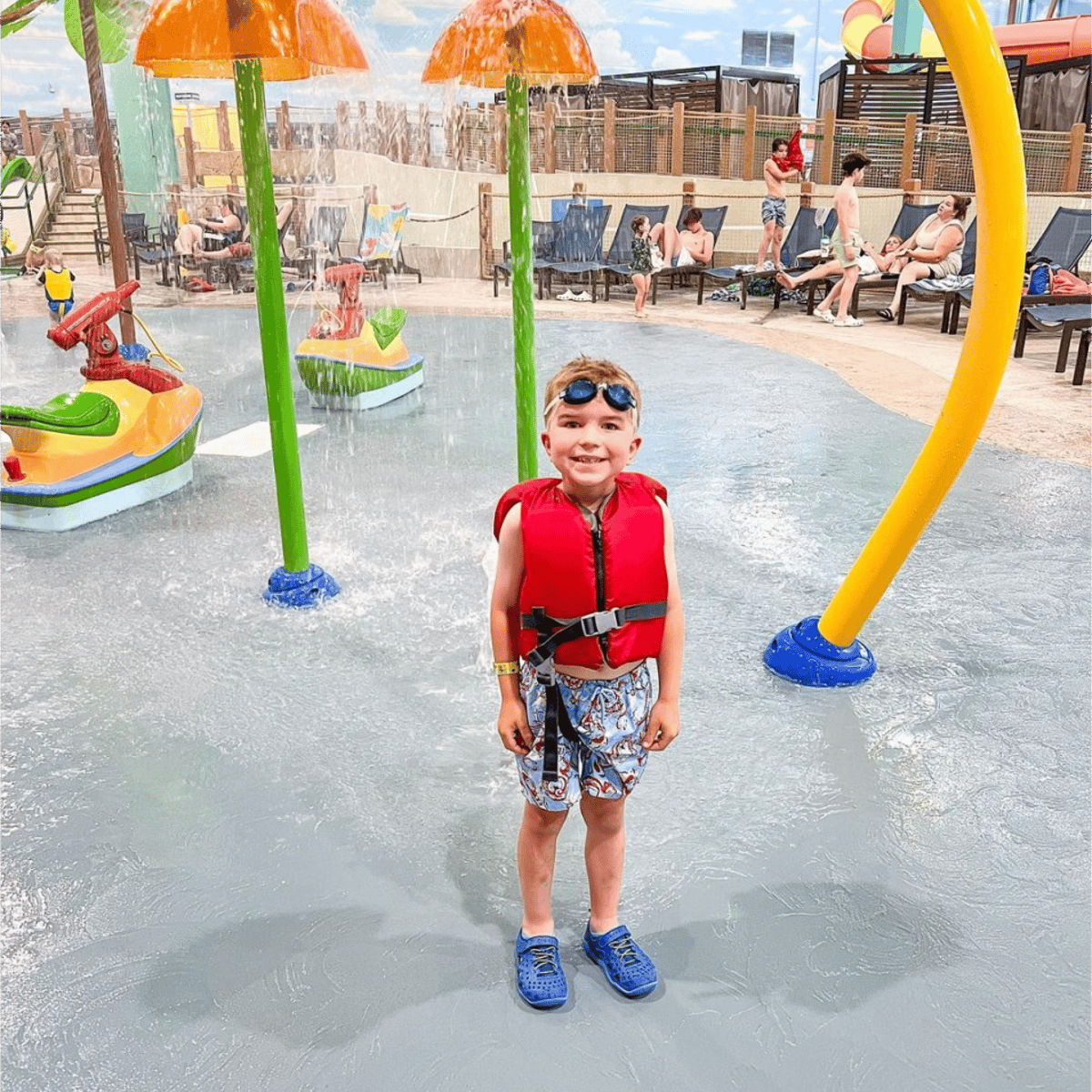 Kids in holiday pajamas