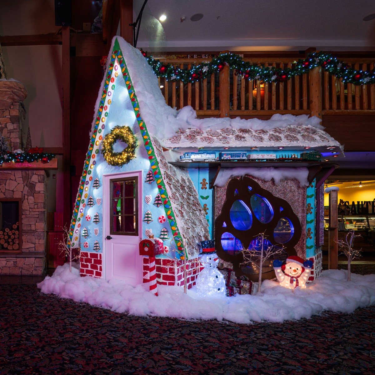 ginger bread house at great wolf lodge 2023