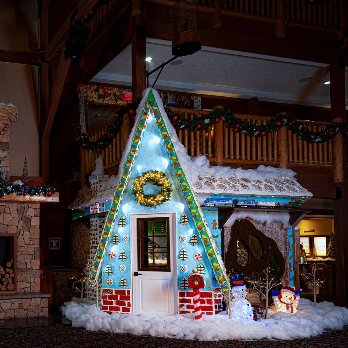 Ginger bread house 2023 at the great wolf lodge
