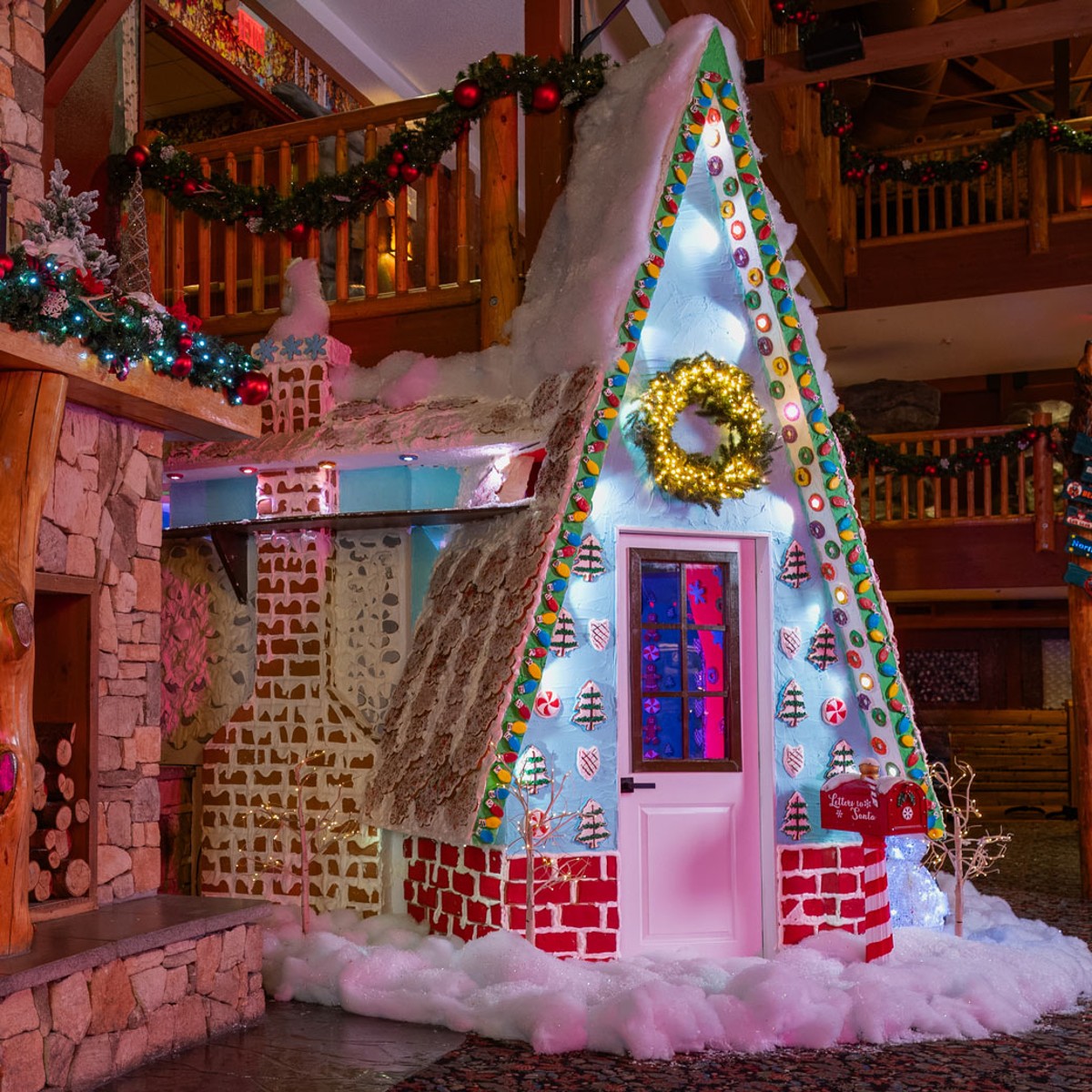 ginger bread house left side image