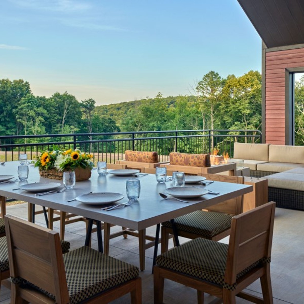 patio in the villa
