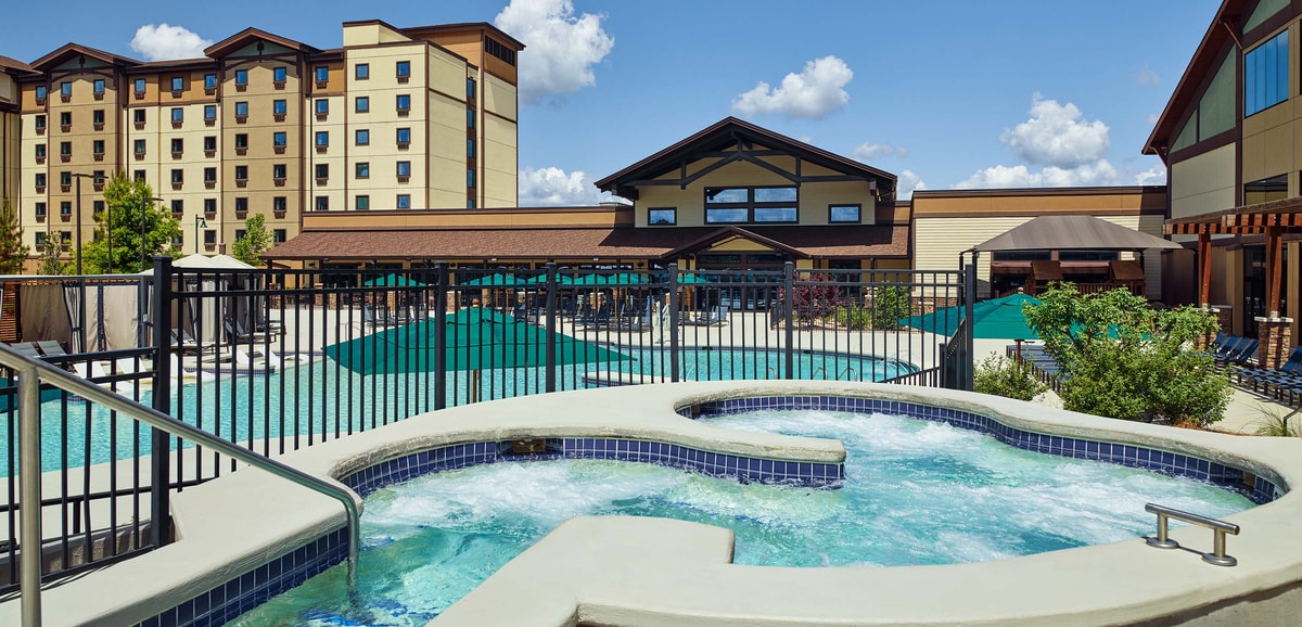 outdoor hot tub near Atlanta GA