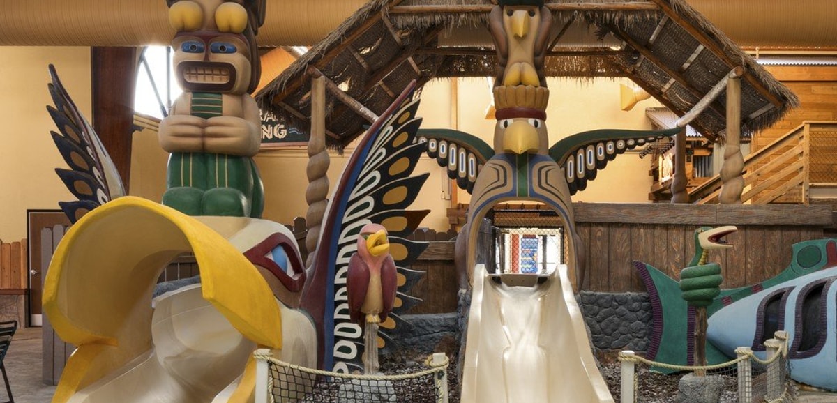 Whooping hollow waterslide at Great Wolf Lodge Wisconsin Dells