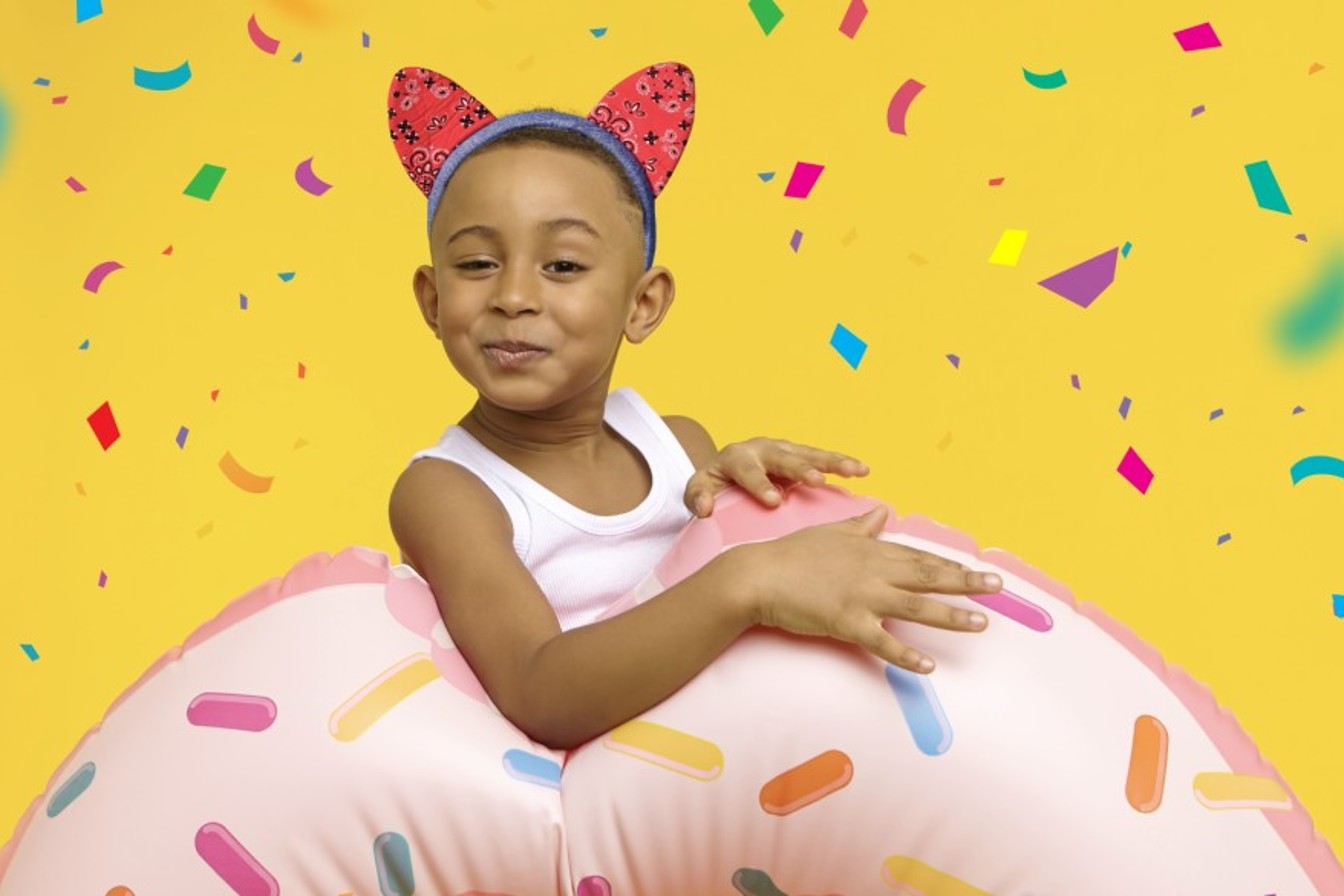 girl celebrating her birthday