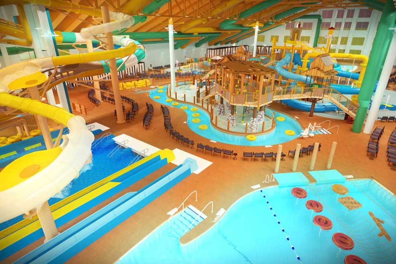 rendering of connecticut waterpark slides