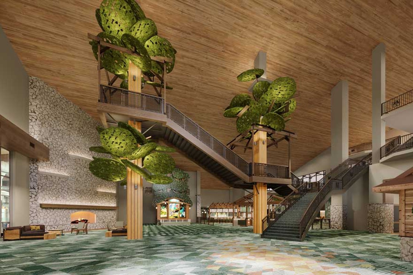 entrance lobby at resort in grapevine