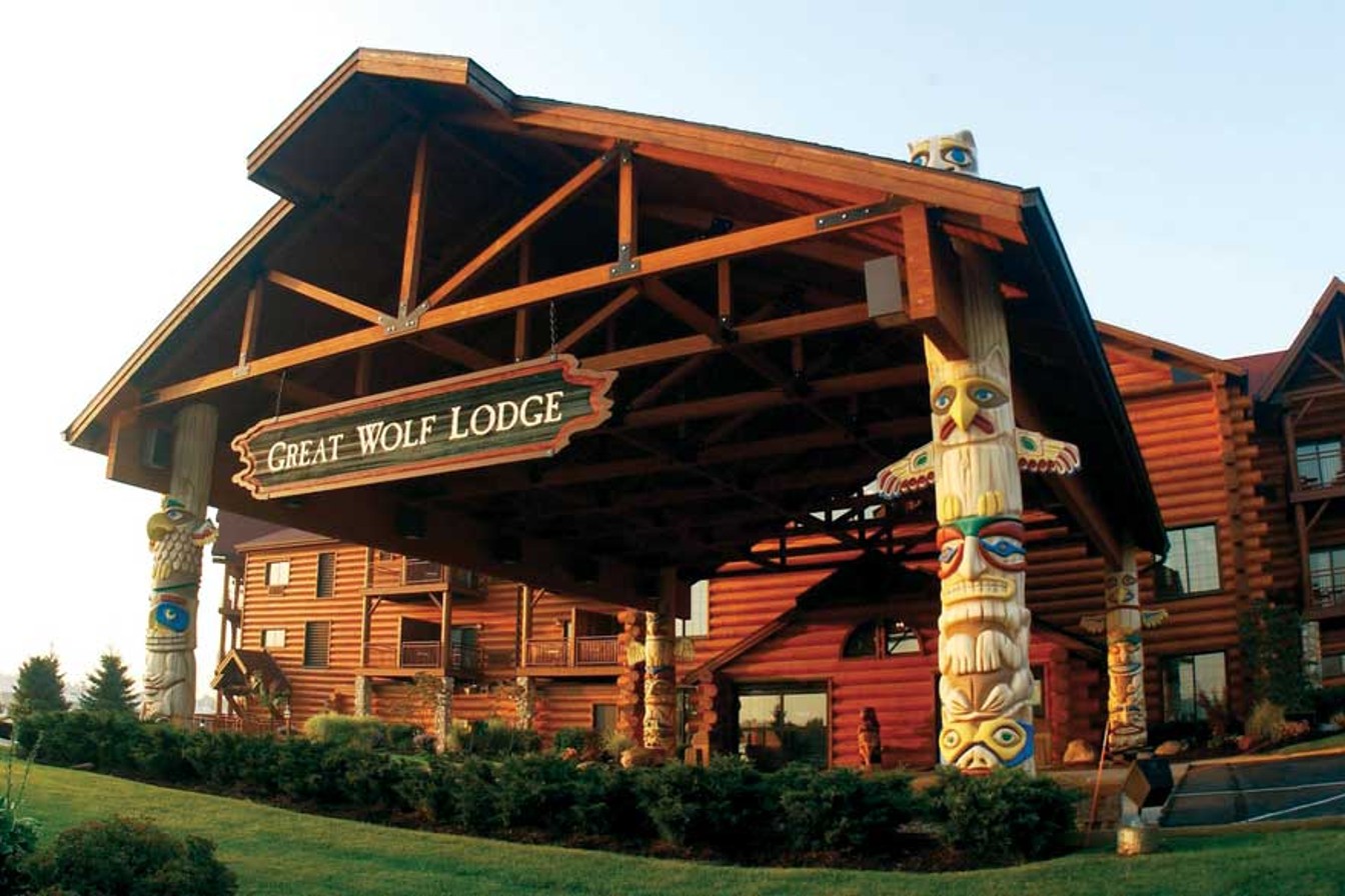 Sandusky waterpark resort entrance