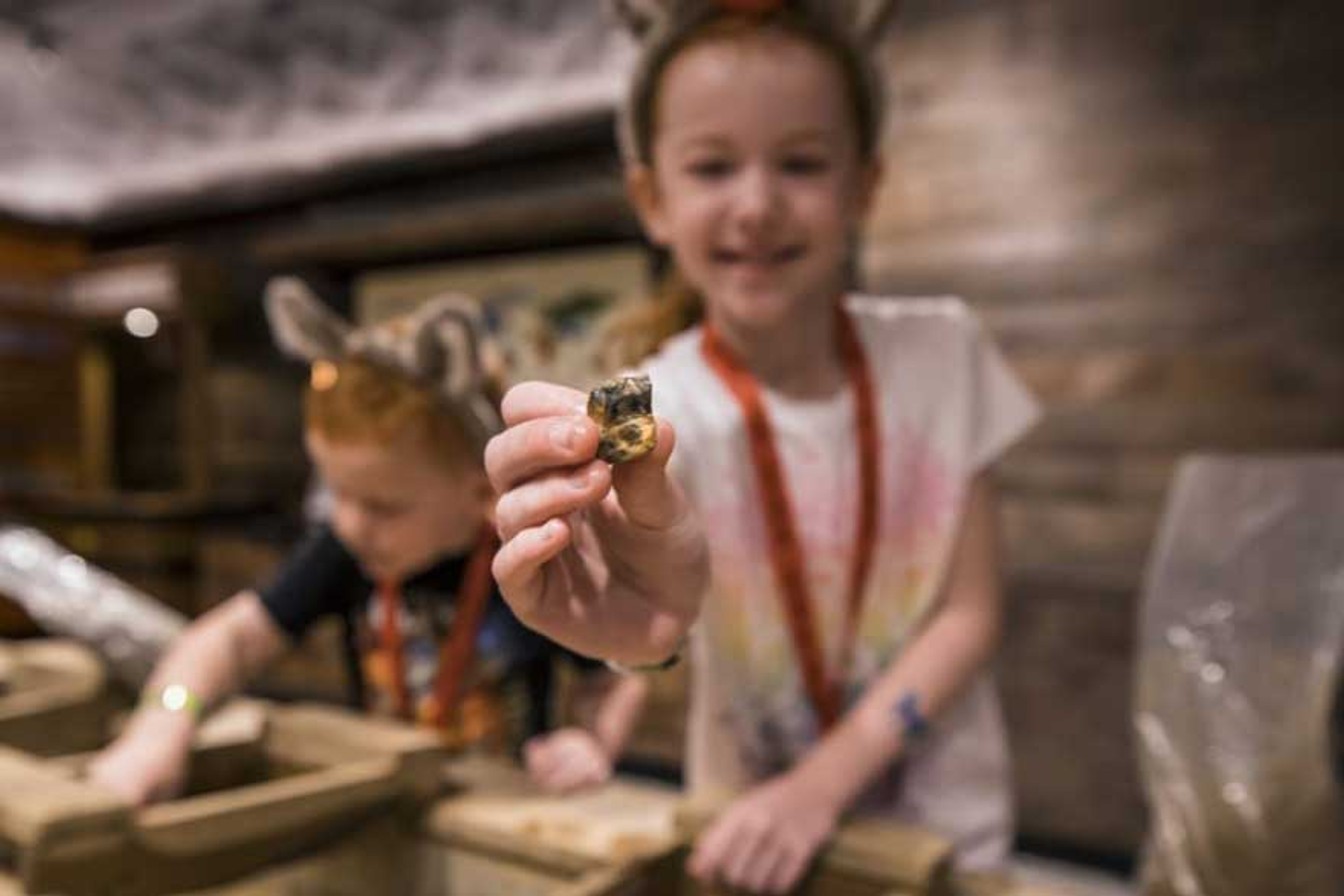 kids playing the mining game