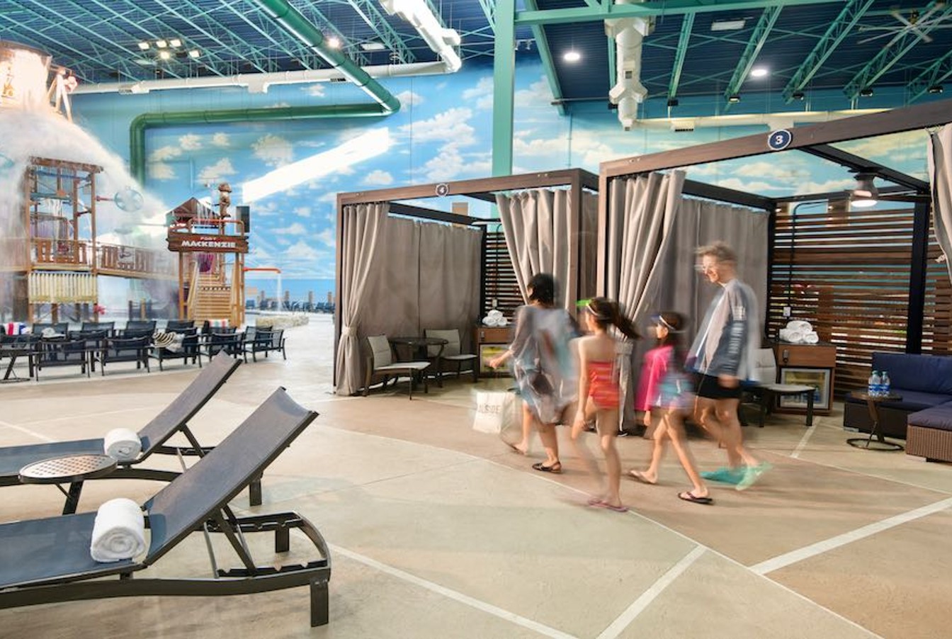 image of indoor cabanas
