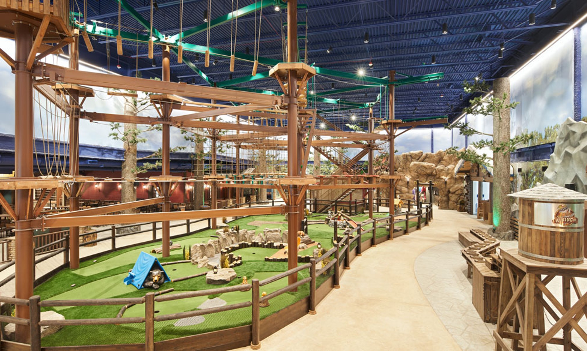 Ropes course in Manteca