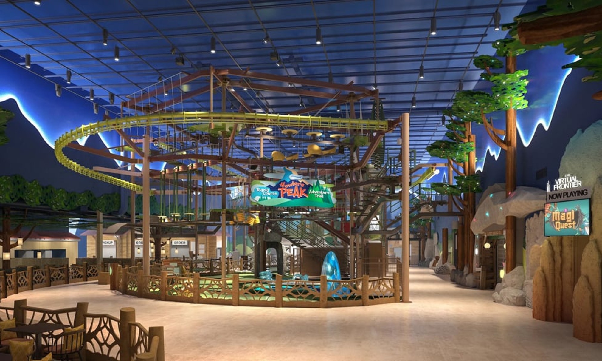 Great Wolf Lodge ropes course