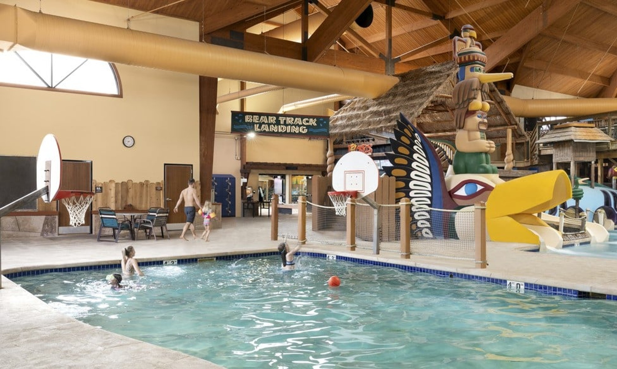 Guest Enjoying at Chinook Cove at Great Wolf Lodge Wisconsin Dells