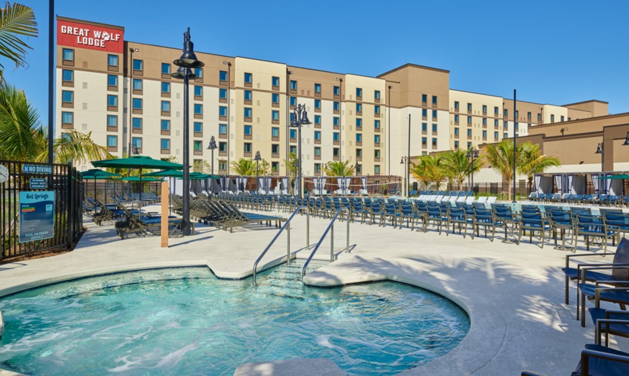 Exterior of Great Wolf Lodge at Naples