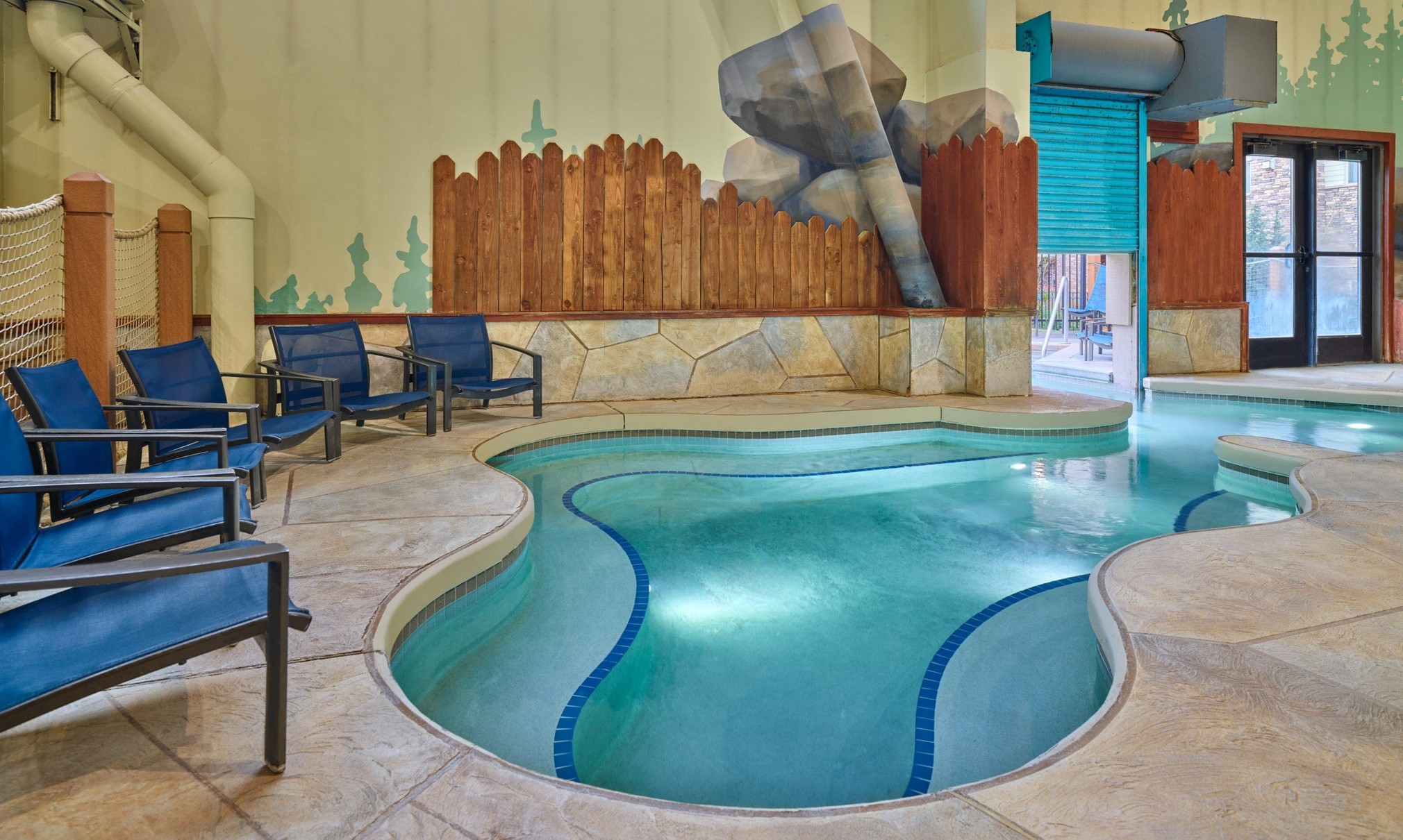 View of an indoor hot tub