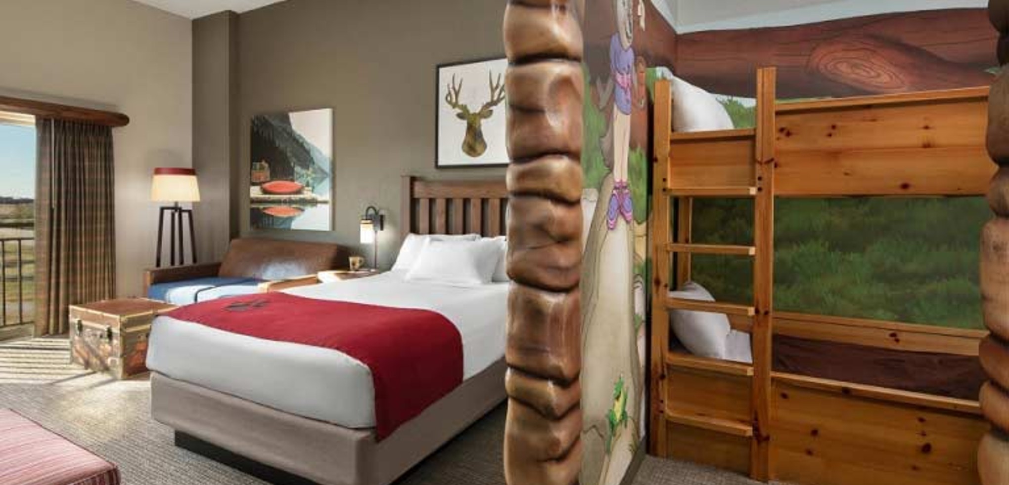 The accessible Wolf Den Suite