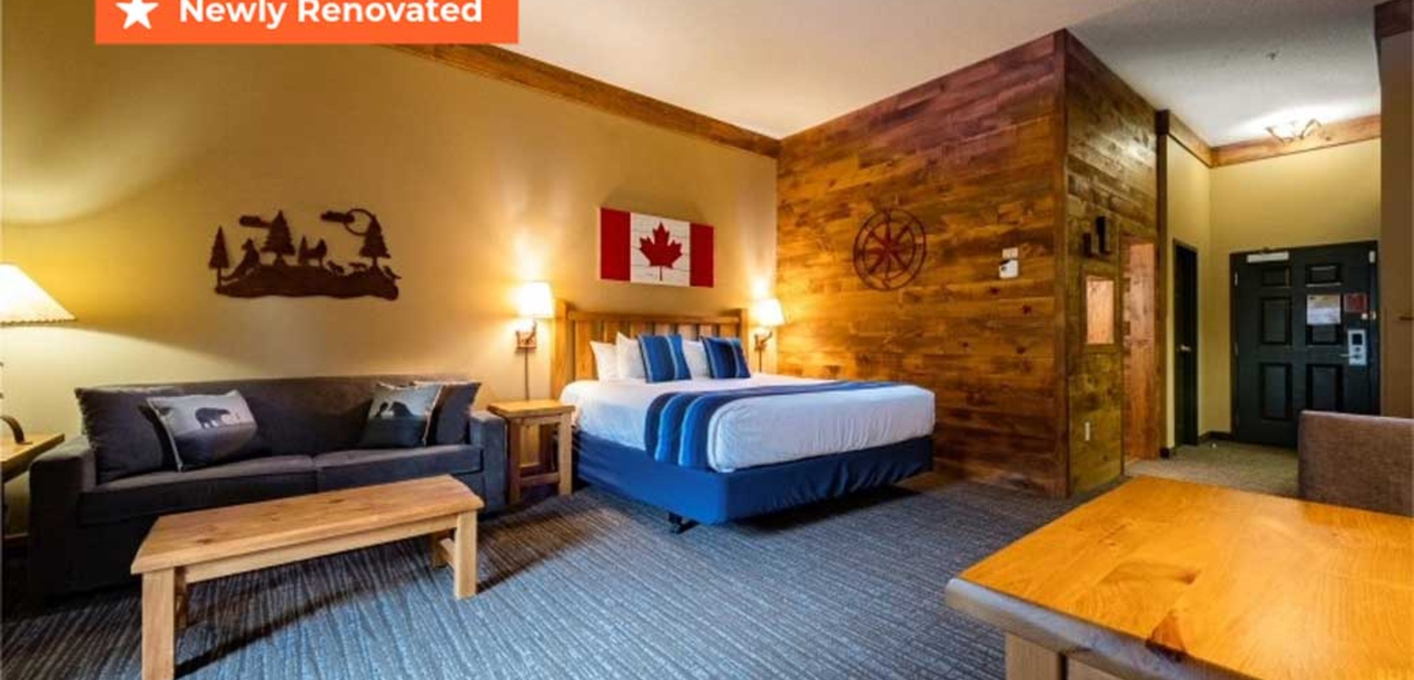 The King Cabin Suite at Great Wolf Lodge Niagara Falls, ON.