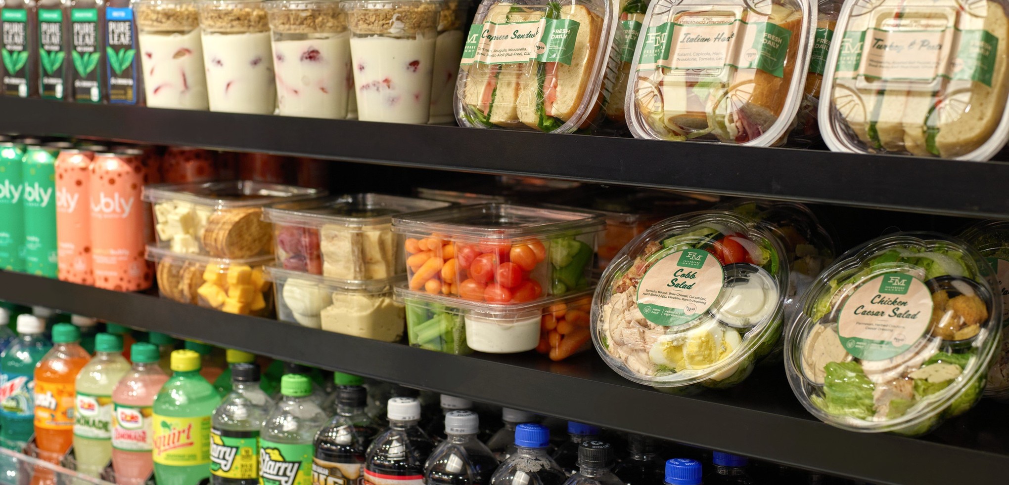 View of Freshwoods Market store front