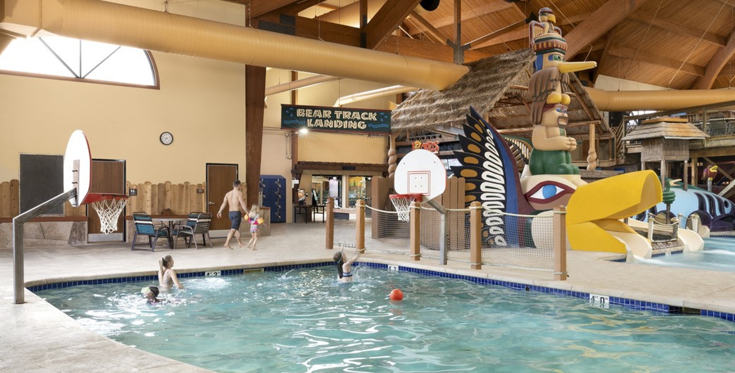 Guest Enjoying at Chinook Cove at Great Wolf Lodge Wisconsin Dells