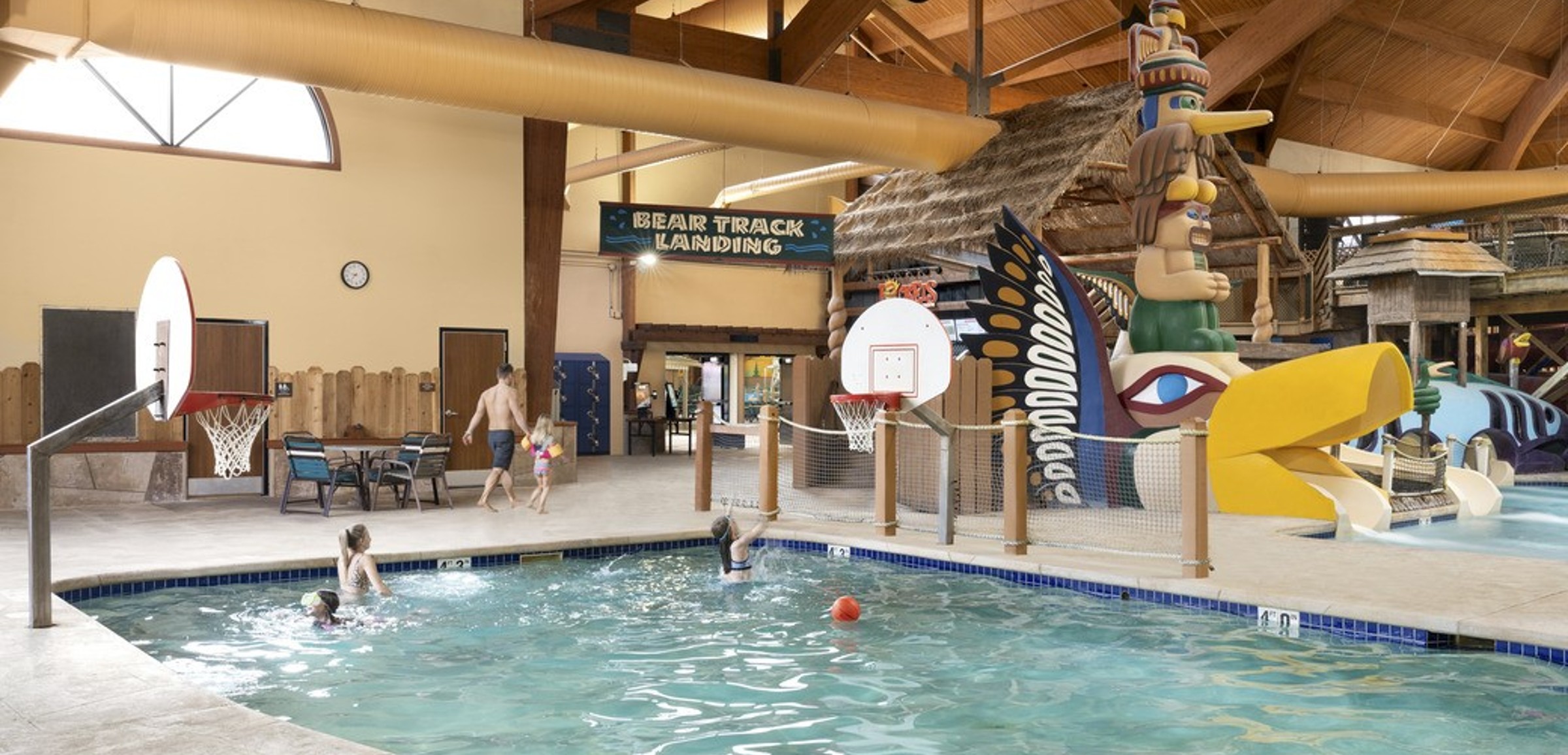 Guest Enjoying at Chinook Cove at Great Wolf Lodge Wisconsin Dells