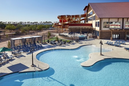 girl swimming under water