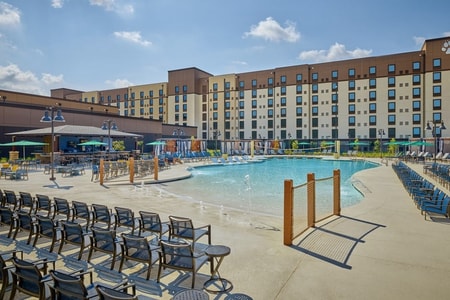 girl swimming under water
