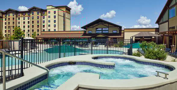 outdoor hot tub near Atlanta GA