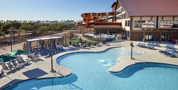 girl swimming under water