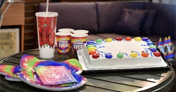 birthday party set up