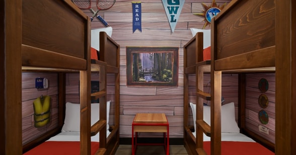 Guest room at Great Wolf Lodge Naples