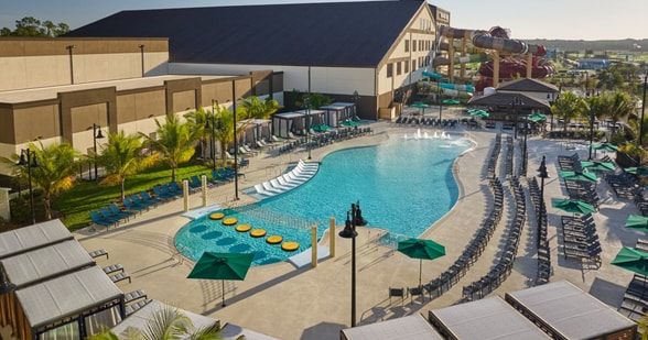 rendering of the waterpark resort in naples FL