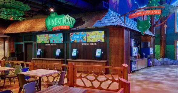 Dining area at Naples Great Wolf Lodge