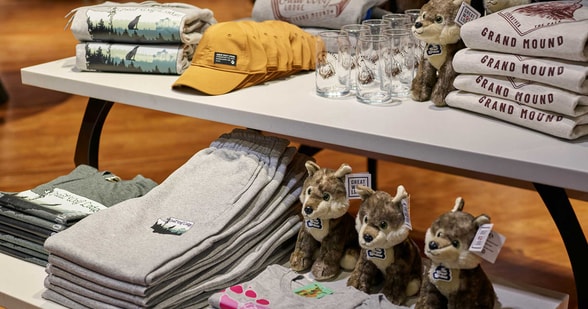 Apparel sold at Buckhorn Grand Mound