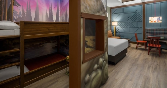 Wolf Den suite in Grand Mound