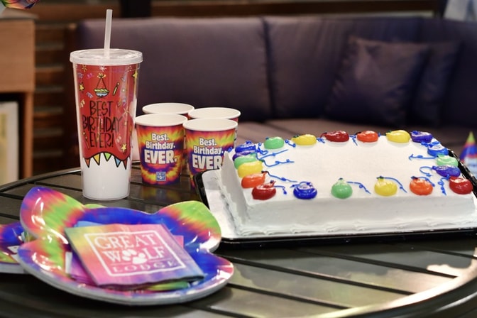 birthday party set up