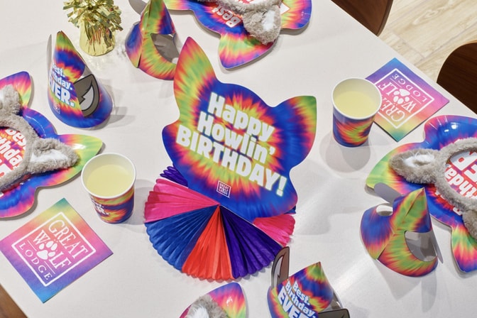 birthday party set up