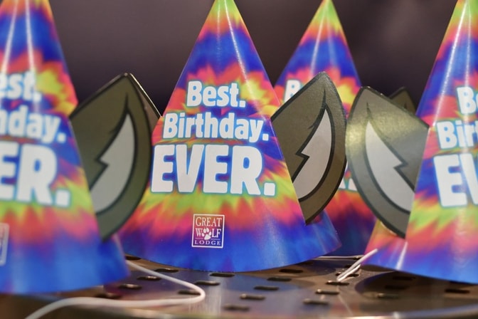 birthday party set up