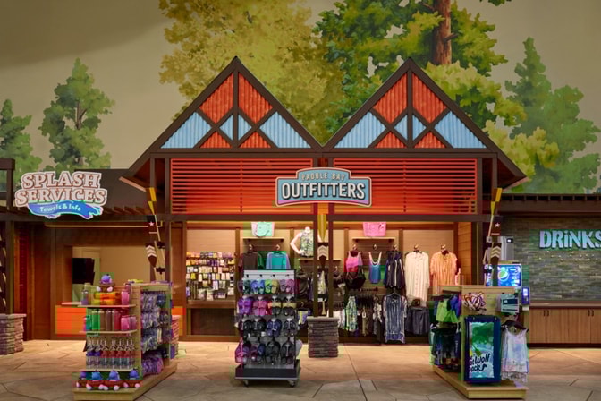 Paddle bay outfitters at Grapevine Great Wolf Lodge