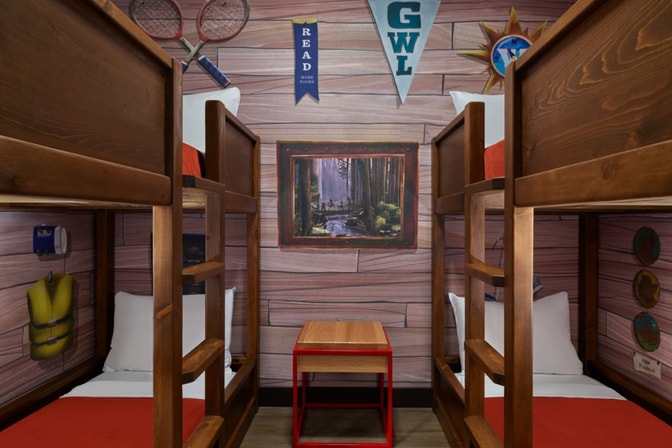 Guest room at Great Wolf Lodge Naples